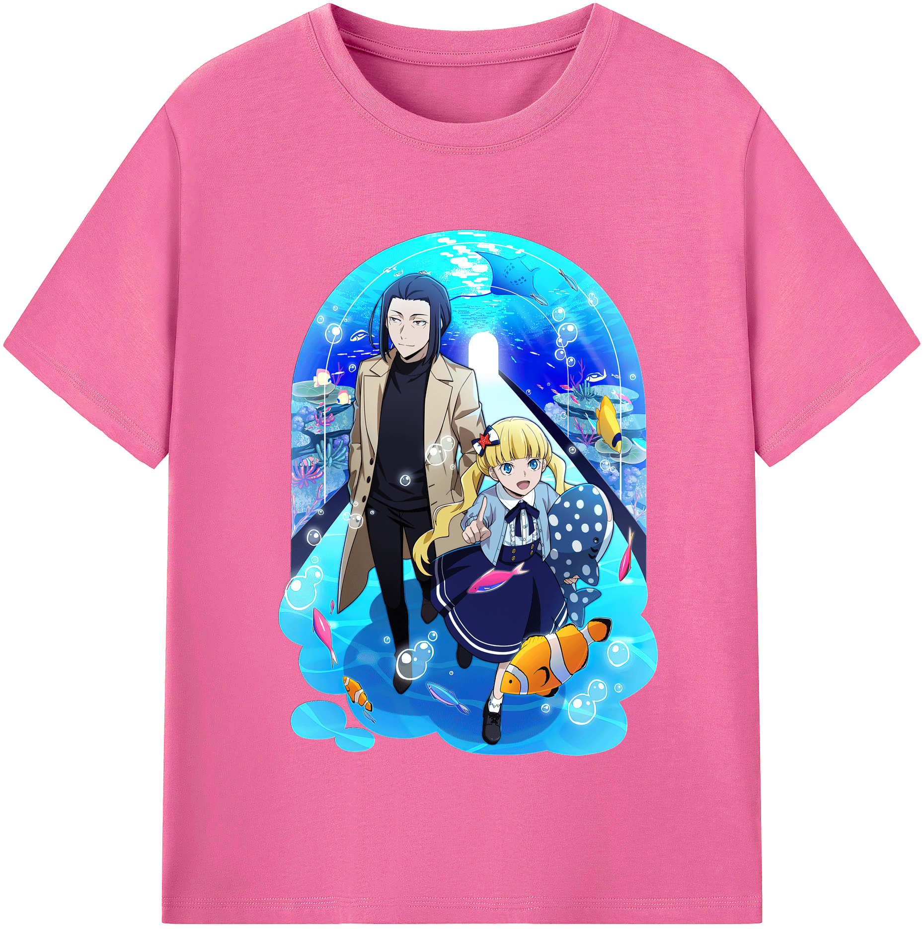 （画像用） 文豪ストレイドッグス Bungo Stray Dogs レディースカジュアルプリントTシャツ（綿100％）